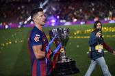 Lewandowski na festa do Barcelona