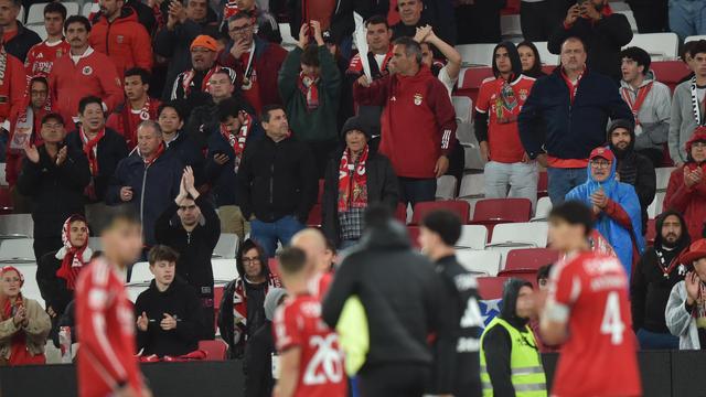 Insultos para a equipa e para Rui Costa na Luz (vídeo)