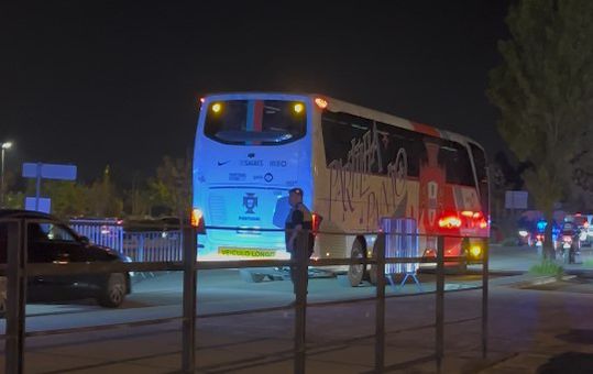 Seleção parte de Aveiro debaixo de um forte apoio