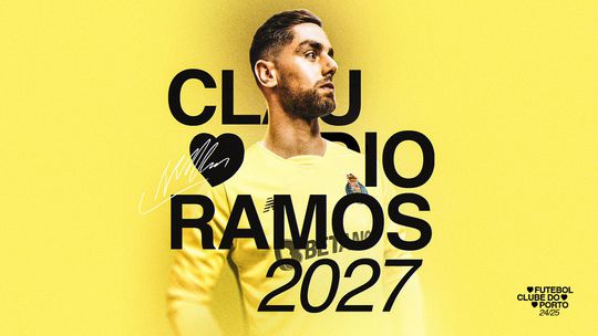 Oficial: Cláudio Ramos renova com o FC Porto até 2027