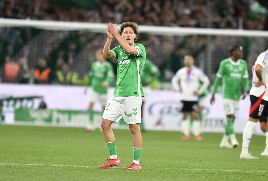 Lucas Stassin a representar o Saint-Étienne