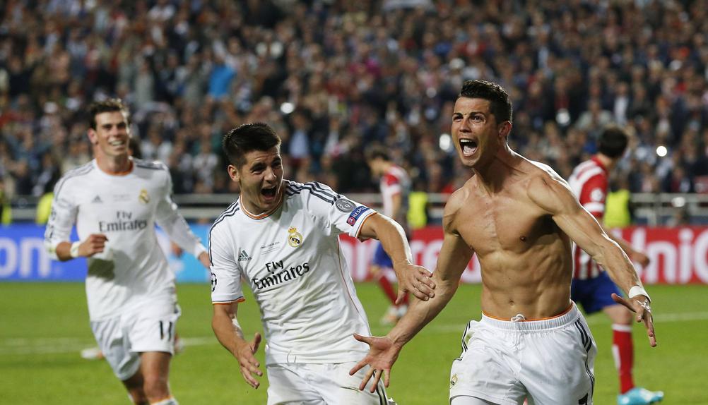 Morata com Ronaldo no Real Madrid (IMAGO)