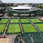 O All England Club está quase pronto para receber o Torneio de Wimbledon, o único Grand Slam jogado na relva. IMAGO