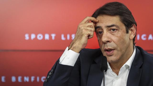 Rui Costa, presidente do Benfica na conferência de Imprensa - Foto: LUSA
