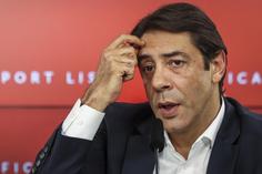 Rui Costa, presidente do Benfica na conferência de Imprensa - Foto: LUSA