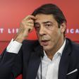 Rui Costa, presidente do Benfica na conferência de Imprensa - Foto: LUSA