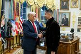 Donald Trump recebeu, este ano, Cristiano Ronaldo na Casa Branca