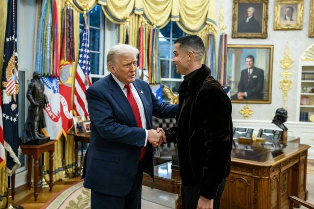 Donald Trump recebeu, este ano, Cristiano Ronaldo na Casa Branca