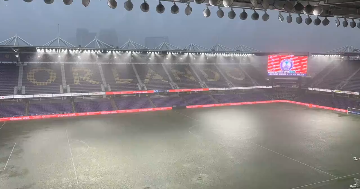 Impressionante a drenagem no estádio de Orlando: nem parecia