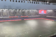 Impressionante a drenagem no estádio de Orlando: nem parecia que tinha chovido!