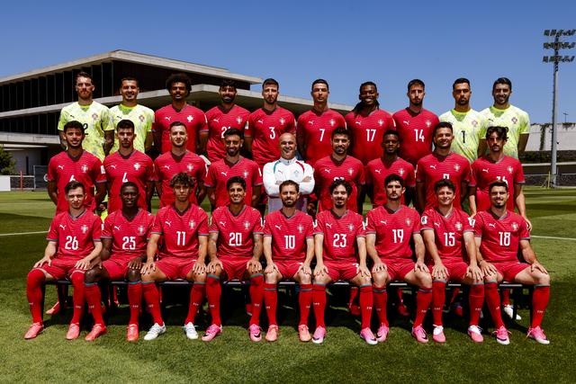 A foto oficial da Seleção Nacional para o Mundial 2026 - foto: FPF
