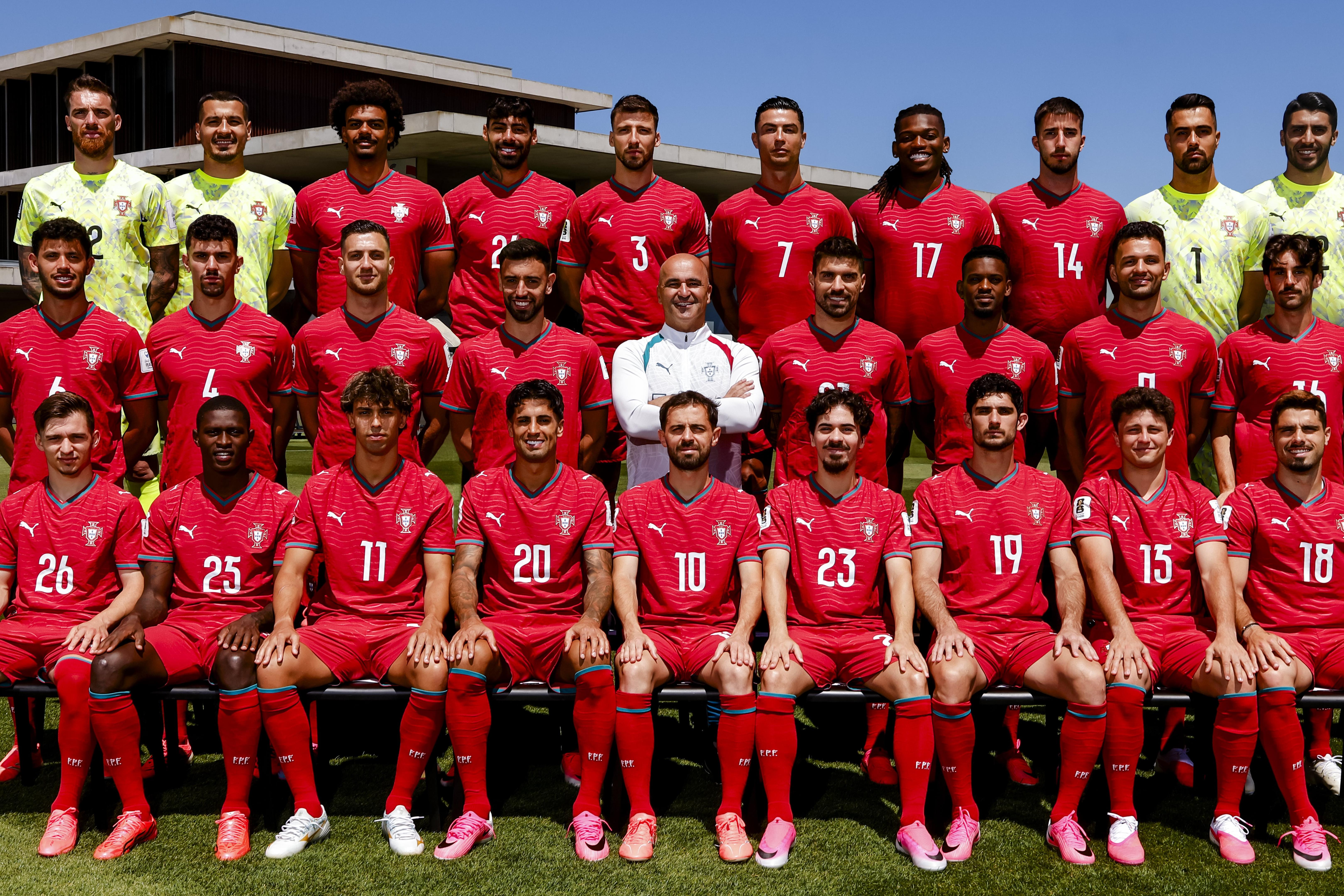A foto oficial da Seleção Nacional para o Mundial 2026 - Foto: FPF
