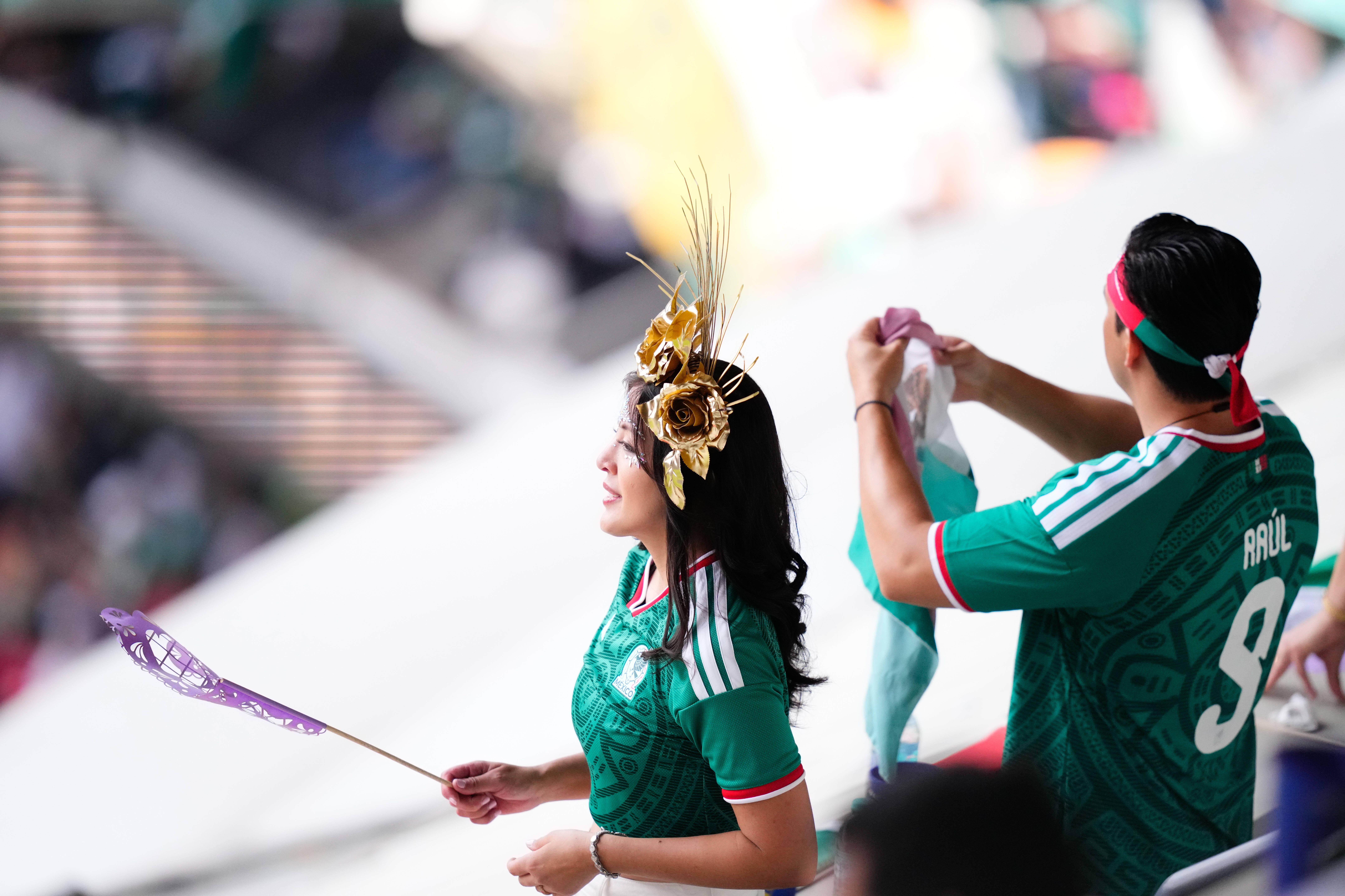 Adeptos do México na abertura do Mundial 2026