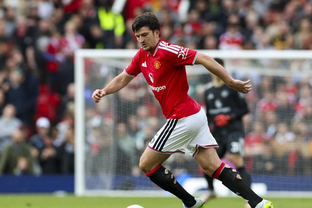 Maguire com a camisola do Manchester United