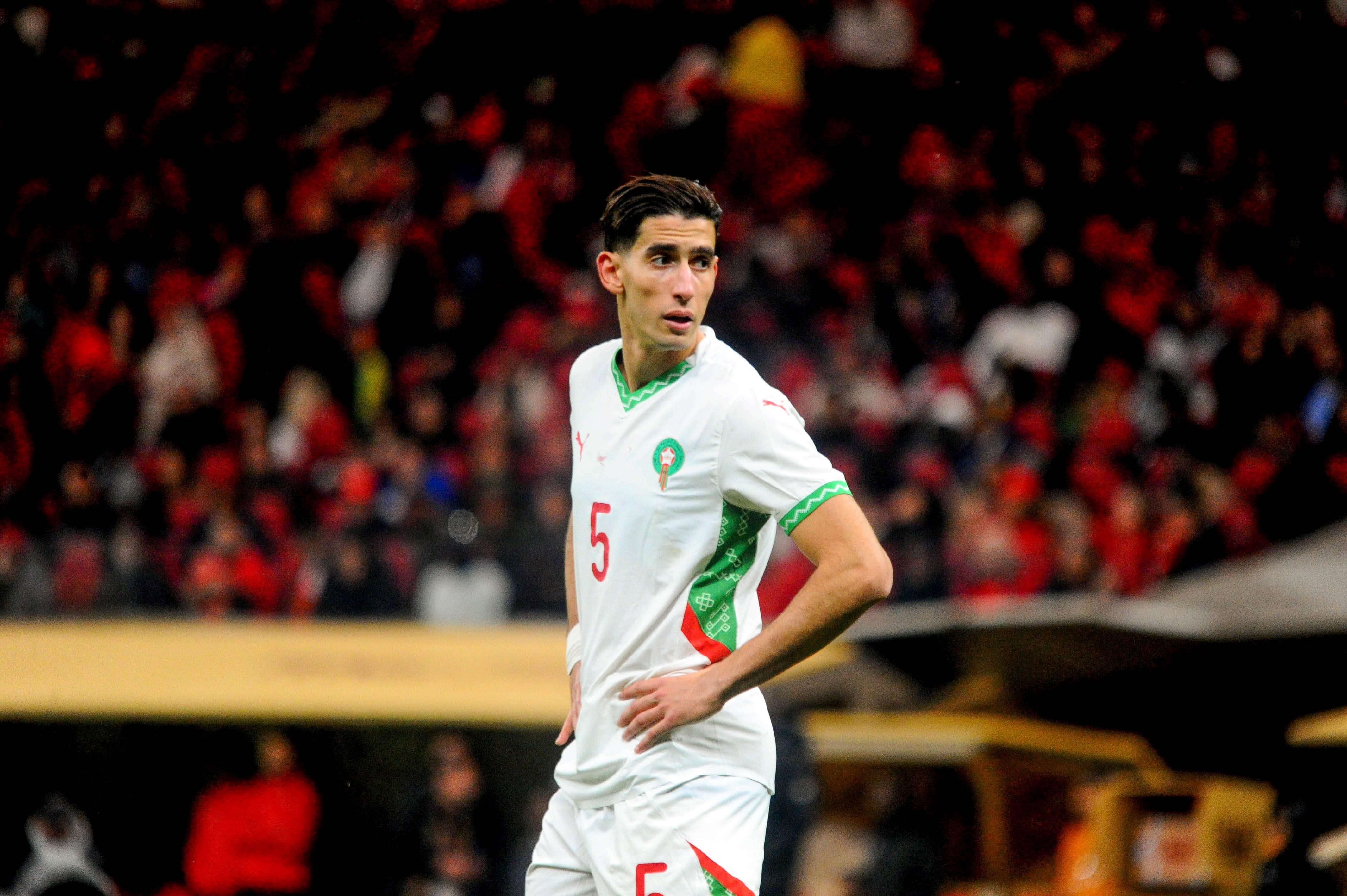 Marrocos: Nayef Aguerd saiu da convocatória a 11 de junho - Foto: Imago