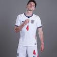 Declan Rice nas fotos oficiais de Inglaterra