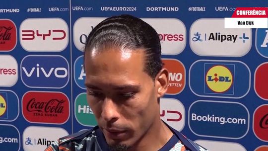 Van Dijk ficou frustrado após eliminação dos Países Baixos no Euro 2024