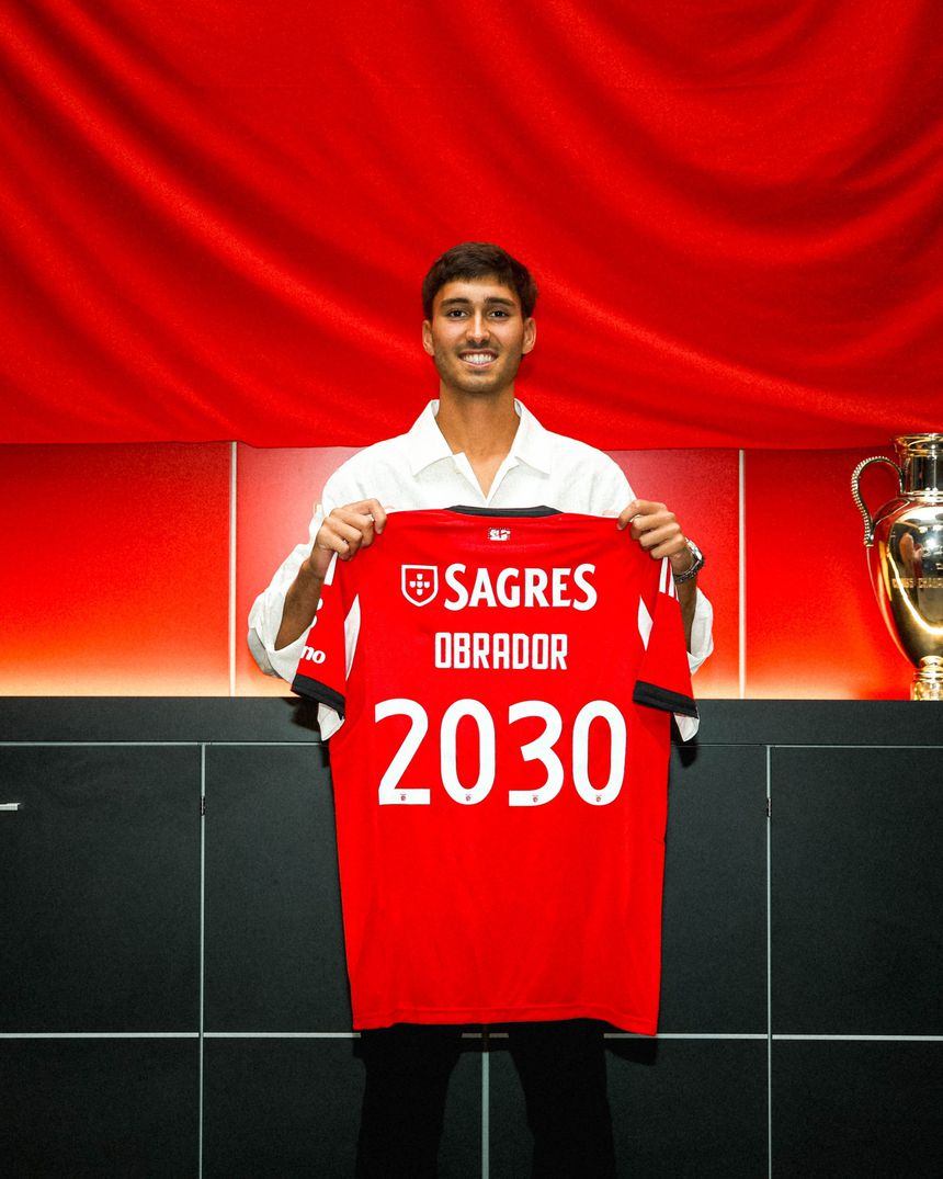 Rafael Obrador assinou até 2030 pelo Benfica