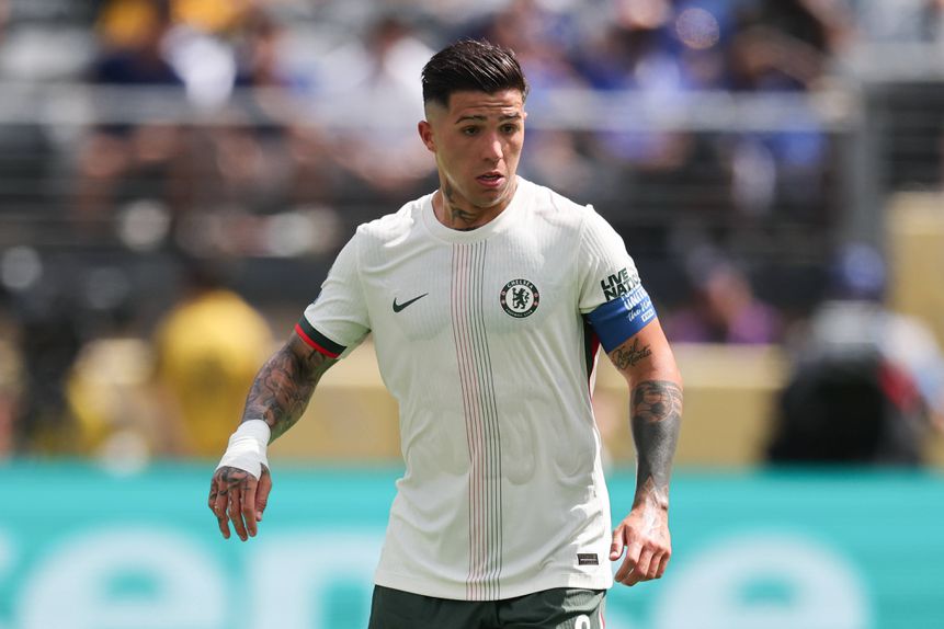 Enzo Fernández, capitão do Chelsea no Mundial de Clubes