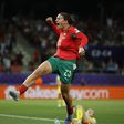 Telma Encarnação a festejar golo (NUNO VEIGA/LUSA)