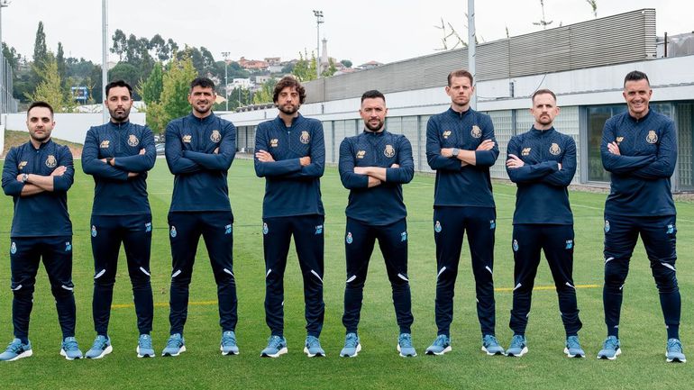 FC Porto: aí está a equipa técnica de Francesco Farioli, com Lucho González