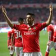 Raúl Jiménez com a camisola do Benfica