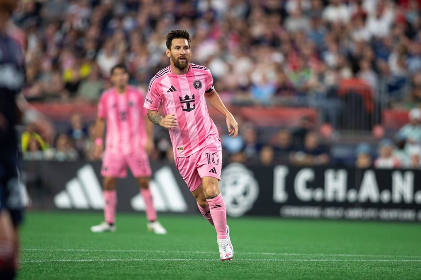 Messi com a camisola do Inter Miami