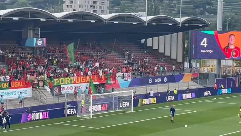 Estádio de Tourbillon, em Sion, na Suíça, será o palco do duelo entre Portugal e Bélgica, da 3.ª jornada do Grupo B (Foto: A BOLA)
