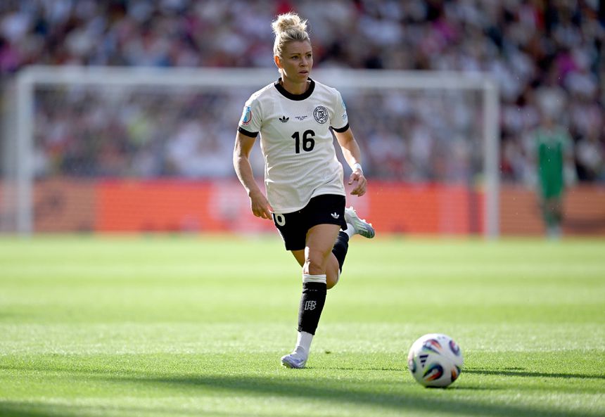 Linda Dallmann está a representar a Alemanha no Europeu feminino na Suíça