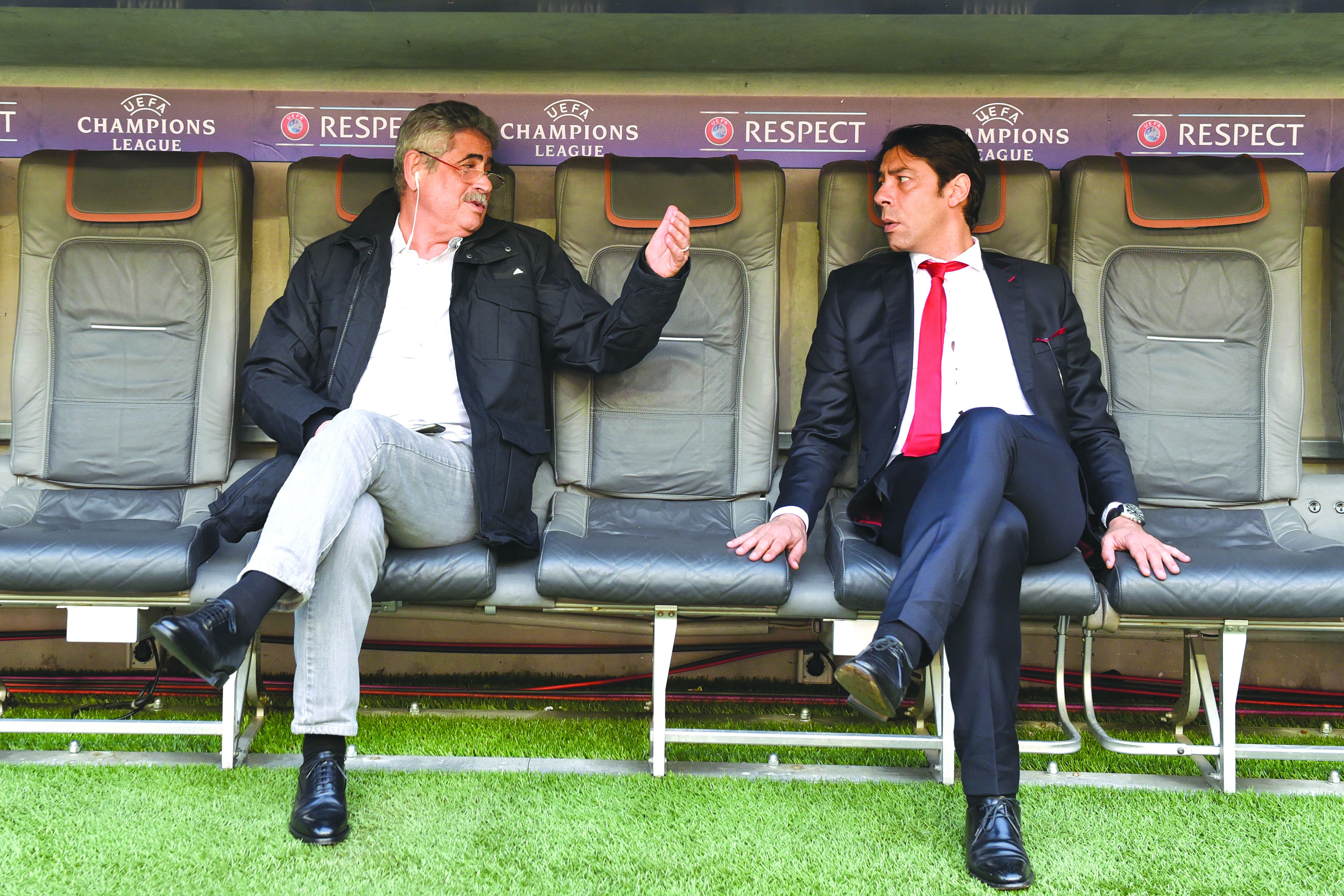Por razões distintas, as candidaturas de Luís Filipe Vieira e Rui Costa ao apetecível 'cadeirão' do Benfica não surpreendem - Foto: A BOLA