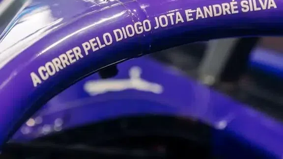 A homenagem de Félix da Costa a Diogo Jota e André Silva
