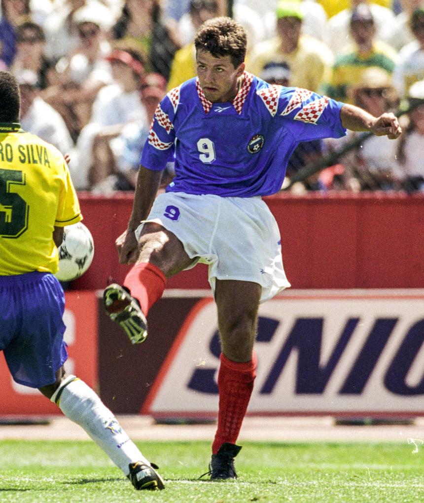 Oleg Salenko durante o Mundial realizado nos Estados Unidos em 1994