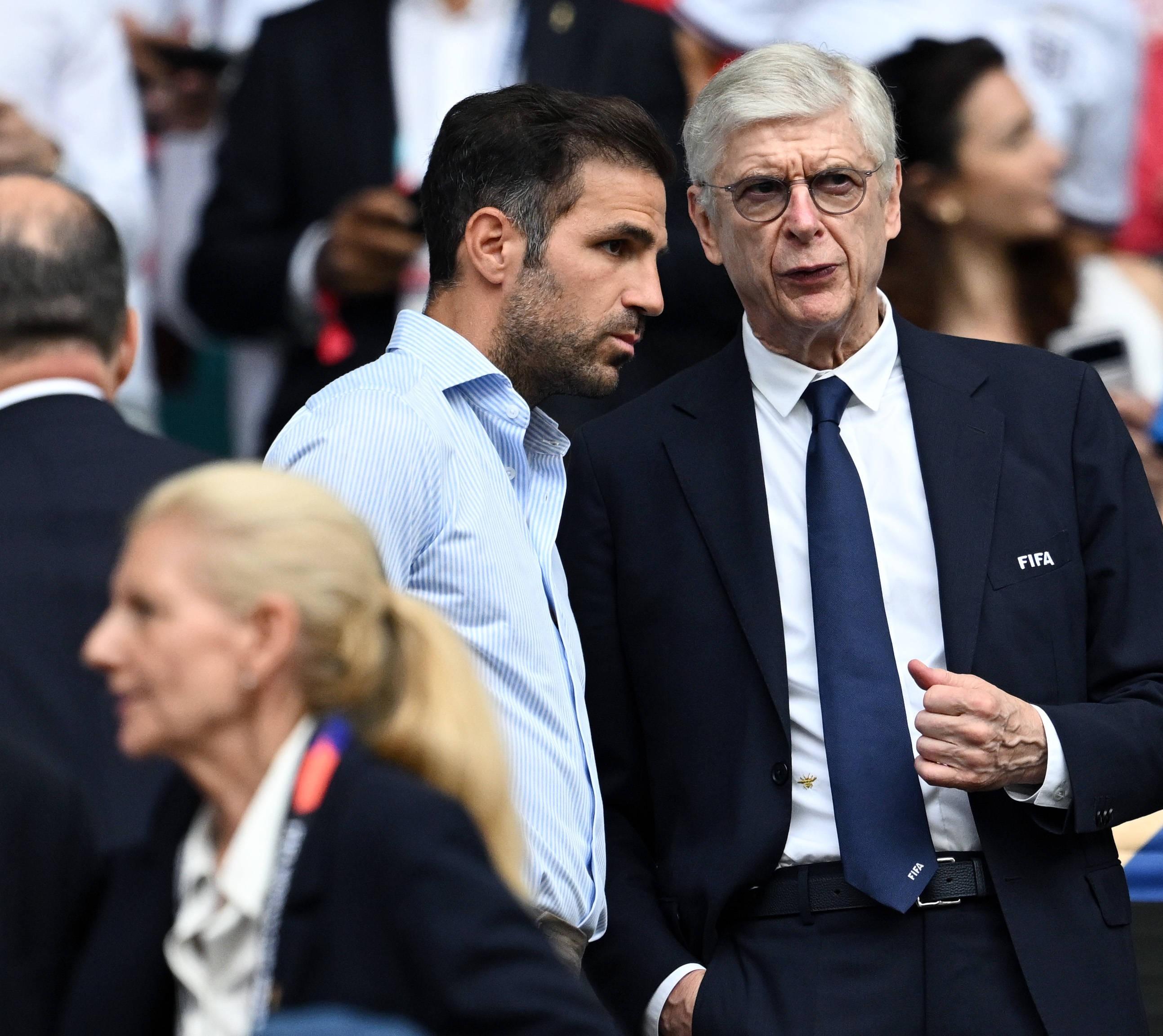 Fàbregas e Wenger