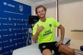 Morten Hjulmand, ex-capitão do Sporting, rumou a Espanha. Foto: Atlético Madrid