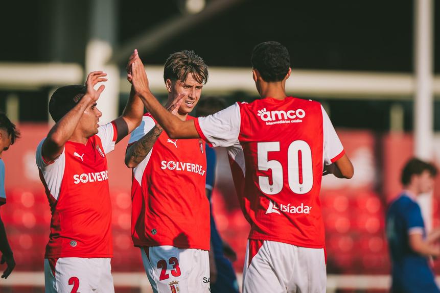 SC Braga venceu os dois jogos realizados em solo inglês -  Foto: SC Braga