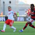 Prestianni e Bruno Henrique no Benfica-Flamengo - Foto: SL Benfica