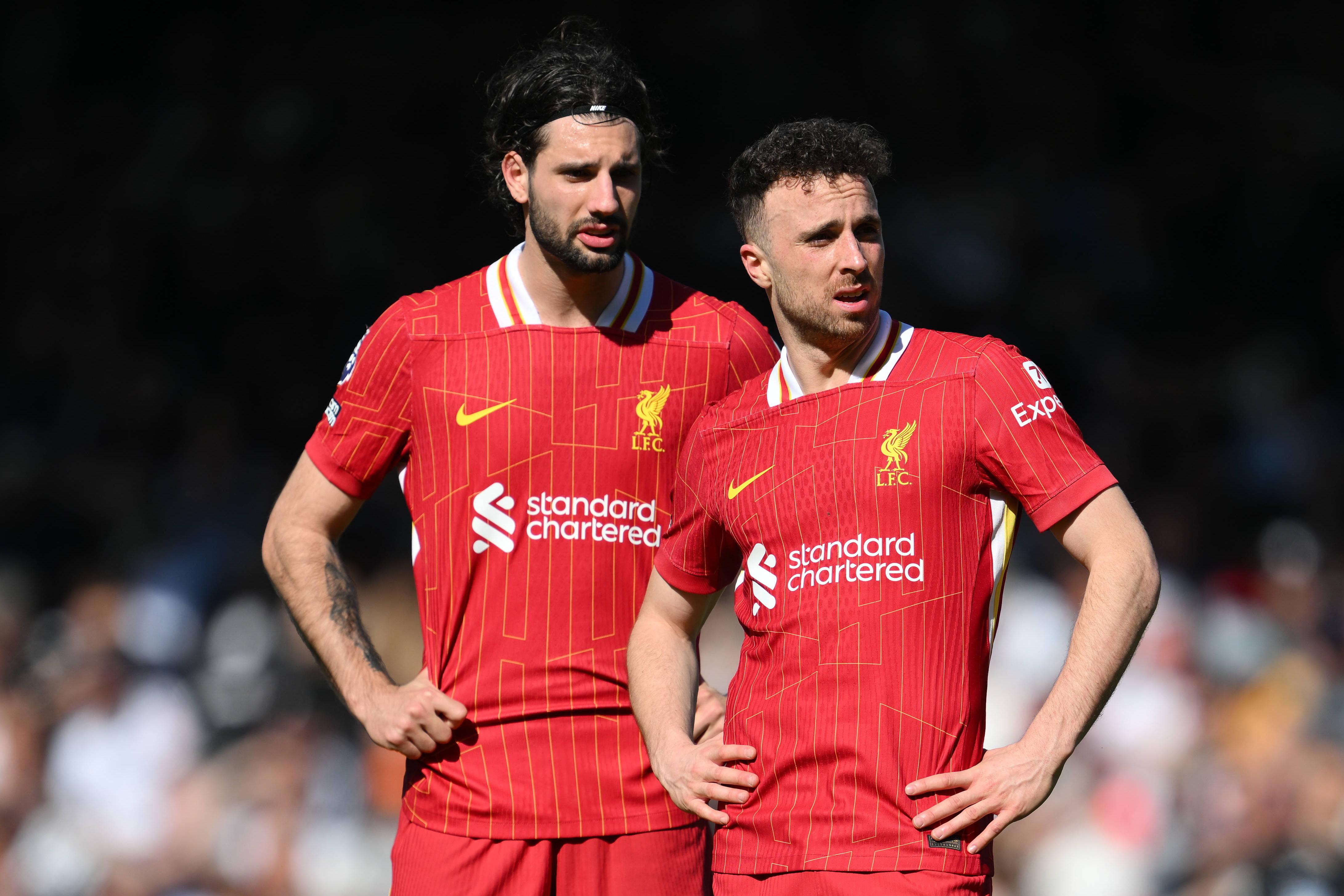 Dominik Szoboszlai jogou com Diogo Jota no Liverpool e foi campeão inglês