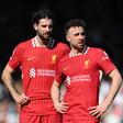 Dominik Szoboszlai jogou com Diogo Jota no Liverpool e foi campeão inglês