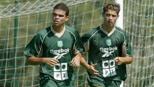 Os verdes anos de Pepe e Cristiano Ronaldo