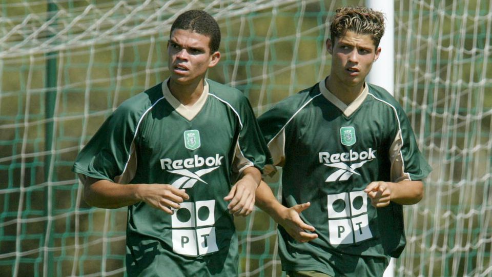 Os verdes anos de Pepe e Cristiano Ronaldo