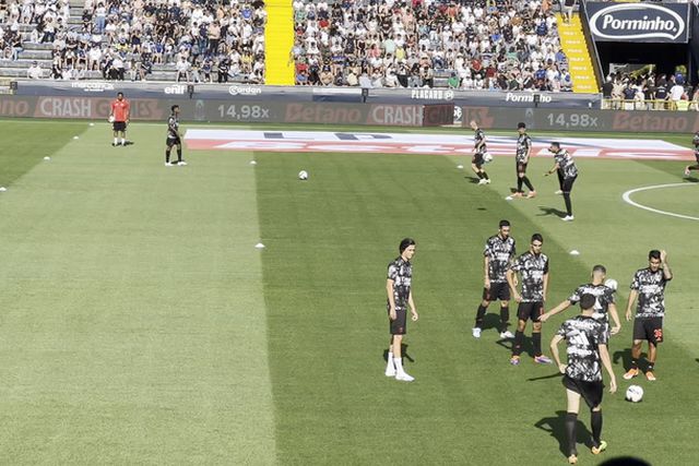 O primeiro aquecimento do Benfica na Liga