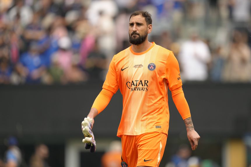 Gianluigi Donnarumma ao serviço do PSG na final do Mundial de Clubes frente ao Chelsea Foto: IMAGO