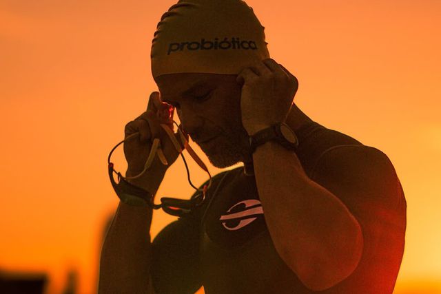 Diego completou a vertente 70.3 no Rio de Janeiro (probioticaoficial/Diego)