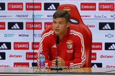 Dahl: «Espero fazer no mínimo o mesmo que Carreras fez no Benfica»