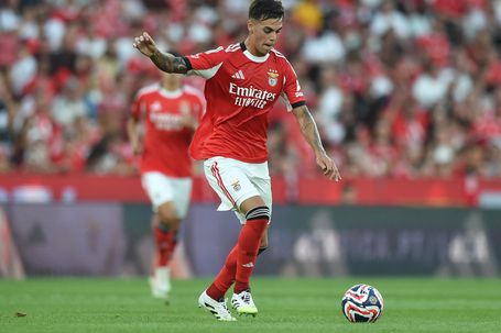 Benfica: Enzo Barrenechea não esteve no treino