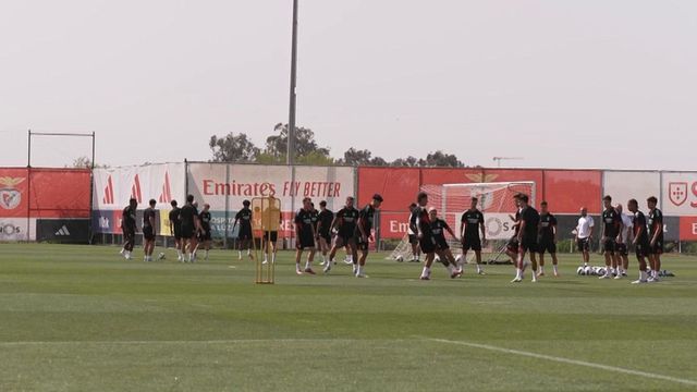 Boa disposição e um regresso no Benfica antes do Nice