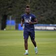 Mario Balotelli com a camisola de treino de Itália