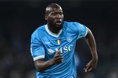 Lukaku com a camisola do Nápoles