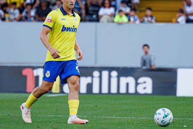 Mateo Flores foi adaptado a lateral-esquerdo no primeiro jogo do campeonato - Foto: Arouca