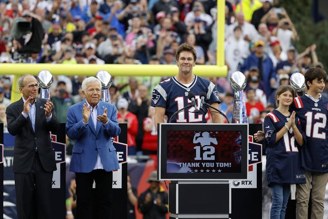 A impressionante homenagem dos Patriots a Tom Brady